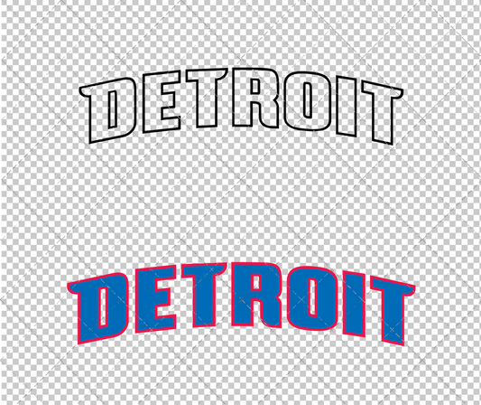 Detroit Pistons Jersey 2017, Svg, Dxf, Eps, Png - SvgShopArt