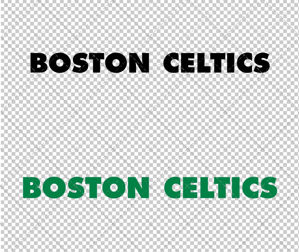 Boston Celtics Wordmark 1998 003, Svg, Dxf, Eps, Png - SvgShopArt