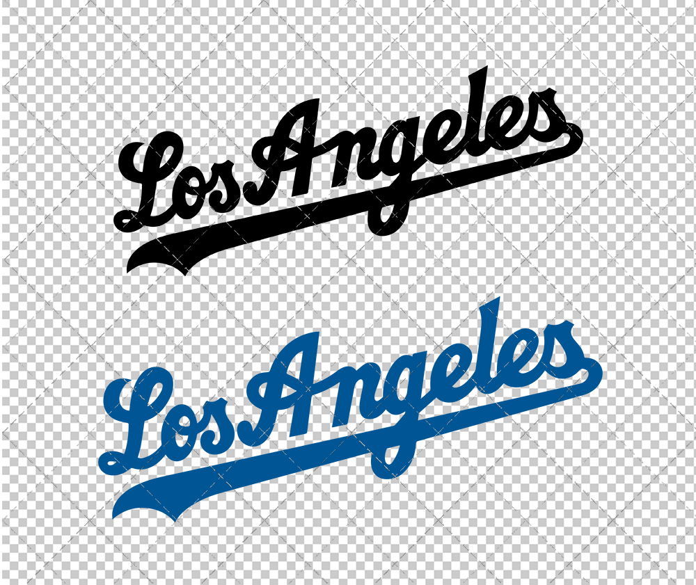 Los Angeles Dodgers Jersey 2007, Svg, Dxf, Eps, Png - SvgShopArt