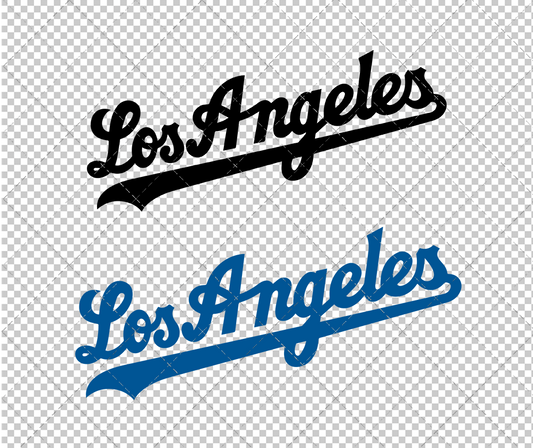 Los Angeles Dodgers Jersey 2007, Svg, Dxf, Eps, Png - SvgShopArt