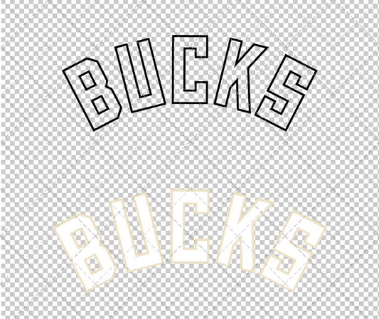 Milwaukee Bucks Jersey 2015 002, Svg, Dxf, Eps, Png - SvgShopArt