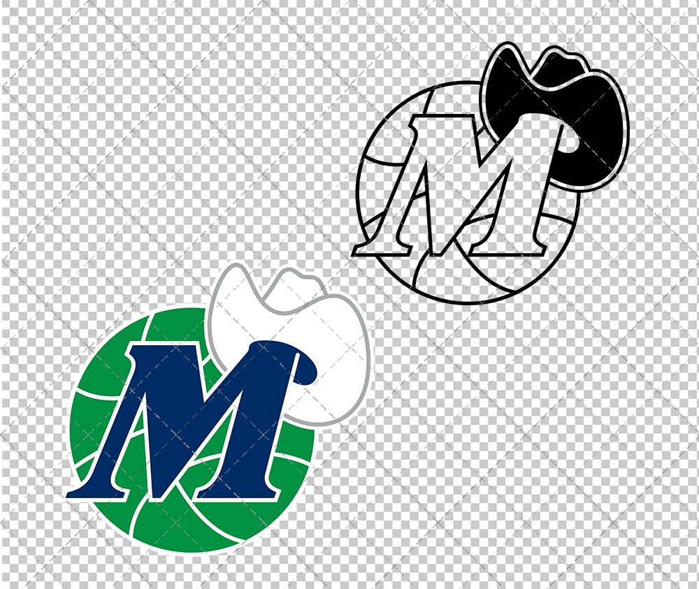 Dallas Mavericks Alternate 1993, Svg, Dxf, Eps, Png - SvgShopArt