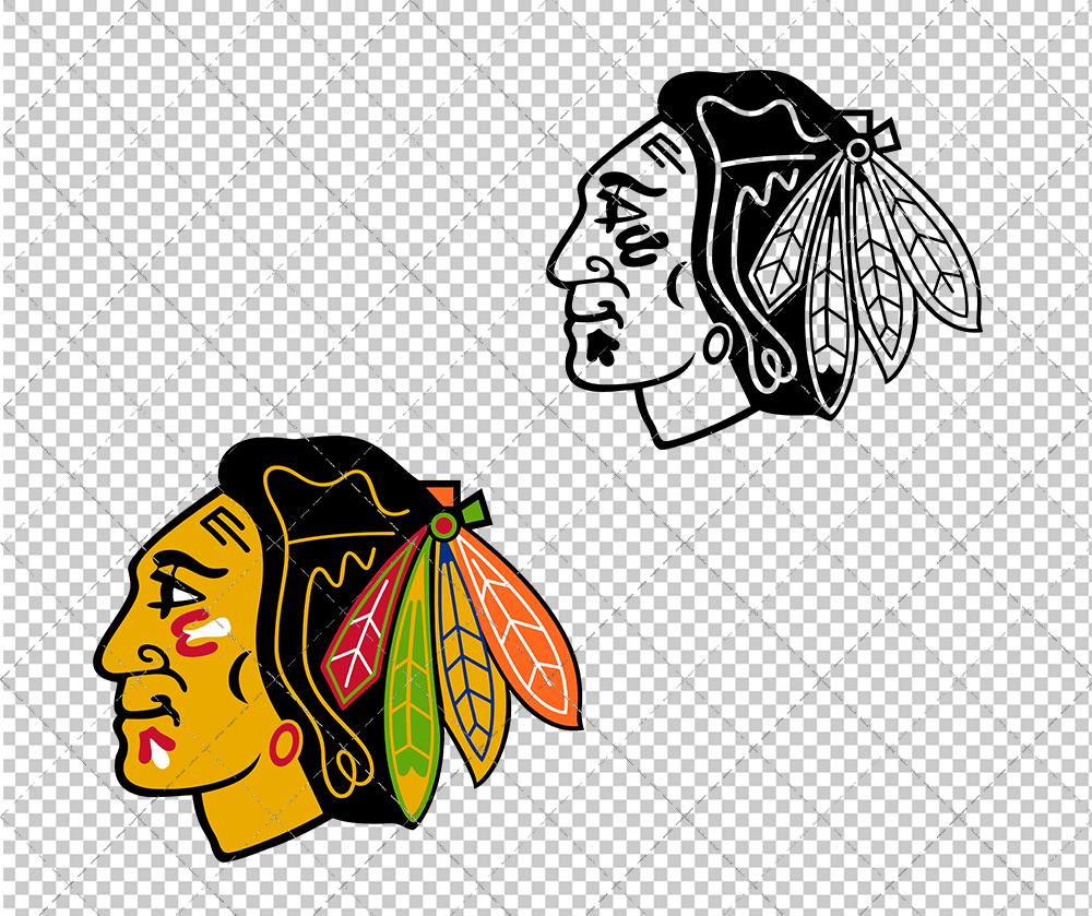 Chicago Blackhawks 1987, Svg, Dxf, Eps, Png - SvgShopArt