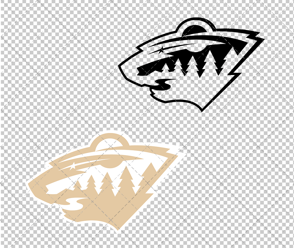 Minnesota Wild Concept 2013 004, Svg, Dxf, Eps, Png - SvgShopArt