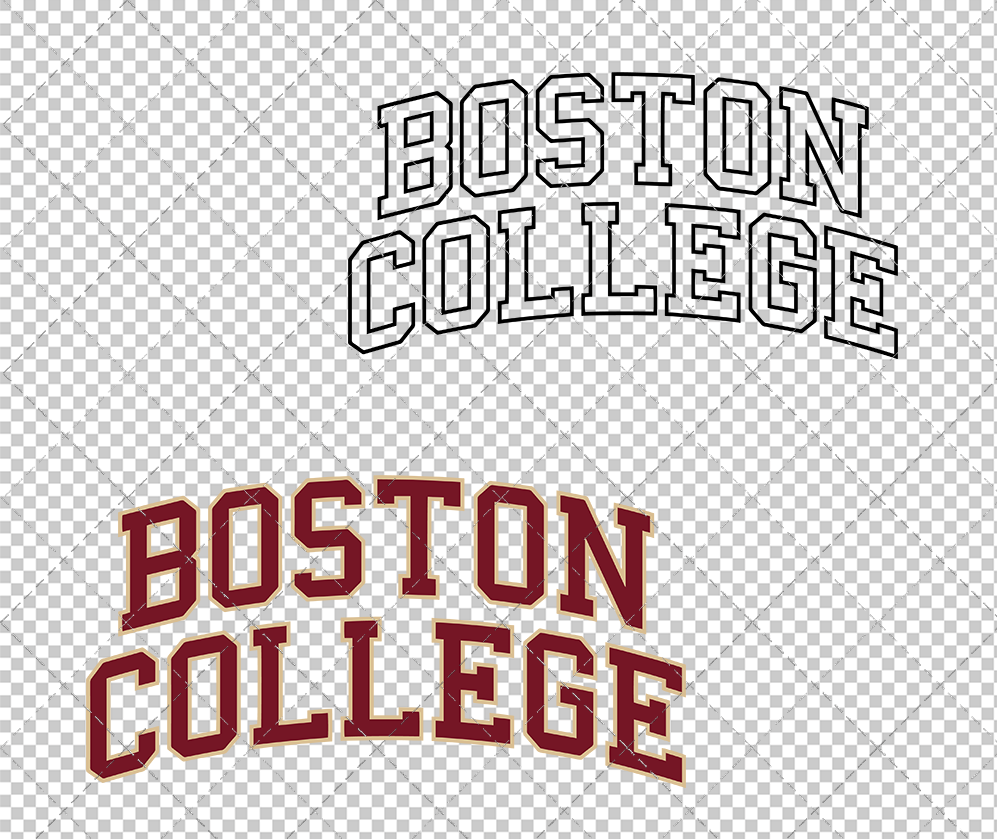 Boston College Eagles Wordmark 2016 013, Svg, Dxf, Eps, Png - SvgShopArt