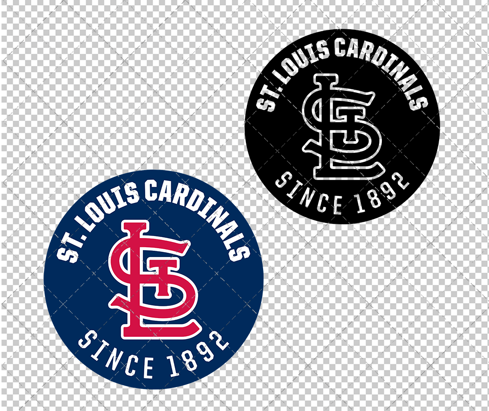 St. Louis Cardinals Circle 2020, Svg, Dxf, Eps, Png - SvgShopArt