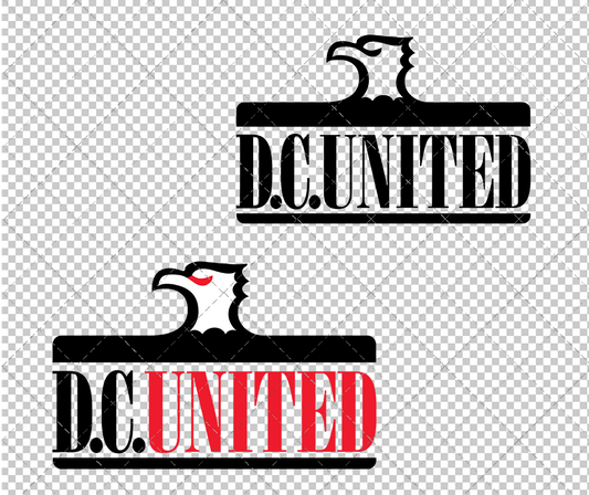 D.C. United Alternate 1998, Svg, Dxf, Eps, Png - SvgShopArt