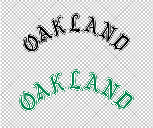Oakland Athletics Jersey 1968 002, Svg, Dxf, Eps, Png - SvgShopArt
