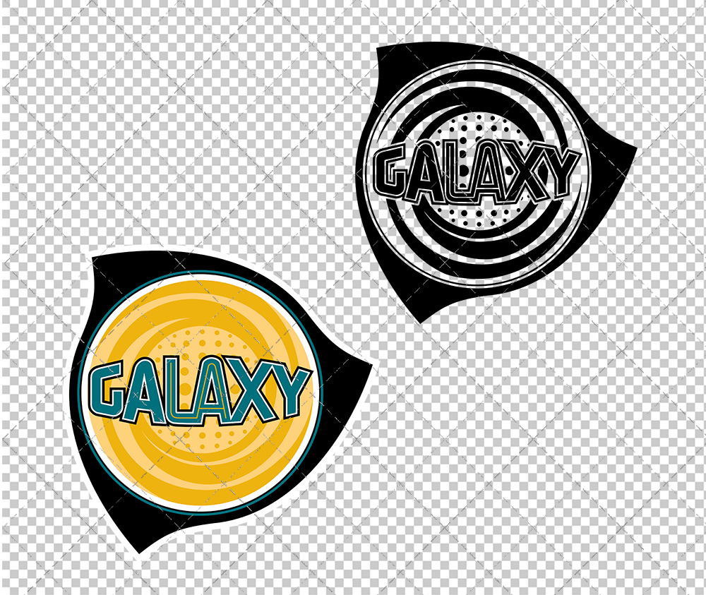 LA Galaxy 1996, Svg, Dxf, Eps, Png - SvgShopArt
