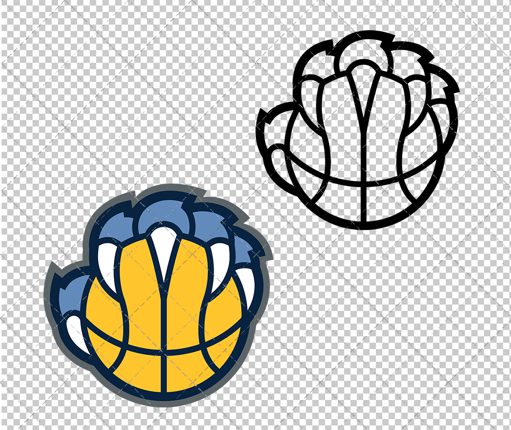 Memphis Grizzlies Alternate 2018 003, Svg, Dxf, Eps, Png - SvgShopArt