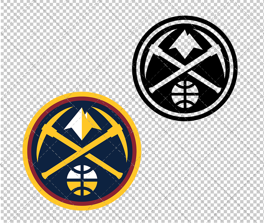 Denver Nuggets Alternate 2018, Svg, Dxf, Eps, Png - SvgShopArt