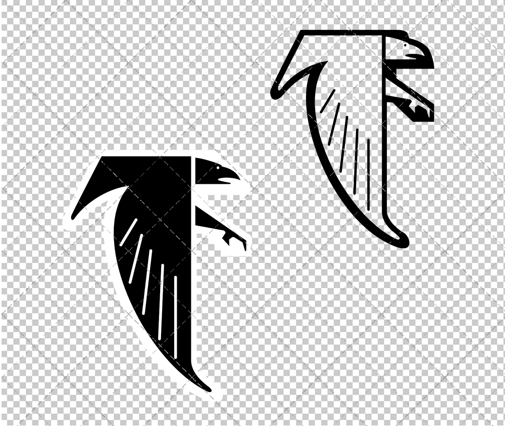 Atlanta Falcons Alternate 1966, Svg, Dxf, Eps, Png - SvgShopArt