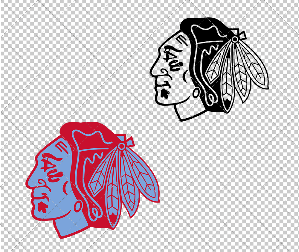 Chicago Blackhawks Concept 1999 008, Svg, Dxf, Eps, Png - SvgShopArt
