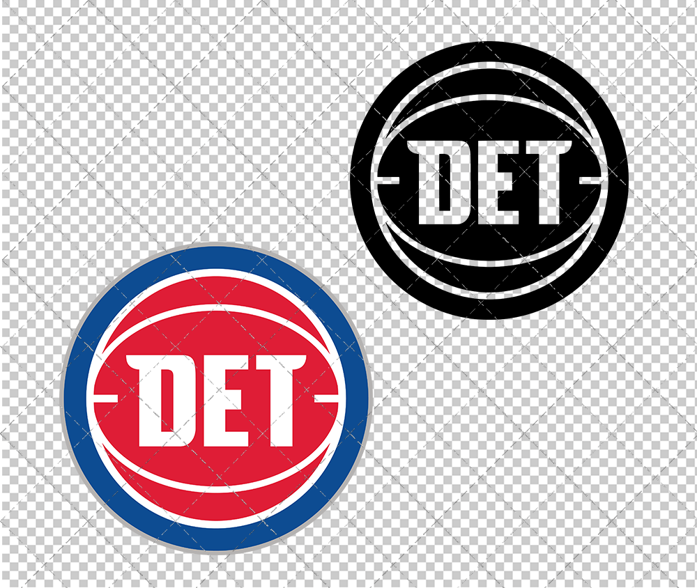 Detroit Pistons Alternate 2017 003, Svg, Dxf, Eps, Png - SvgShopArt