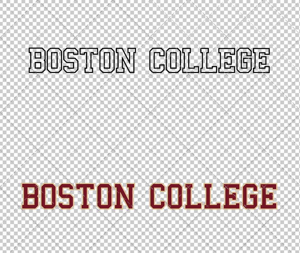 Boston College Eagles Wordmark 2016, Svg, Dxf, Eps, Png - SvgShopArt
