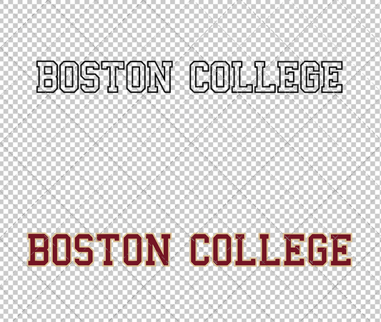 Boston College Eagles Wordmark 2016, Svg, Dxf, Eps, Png - SvgShopArt