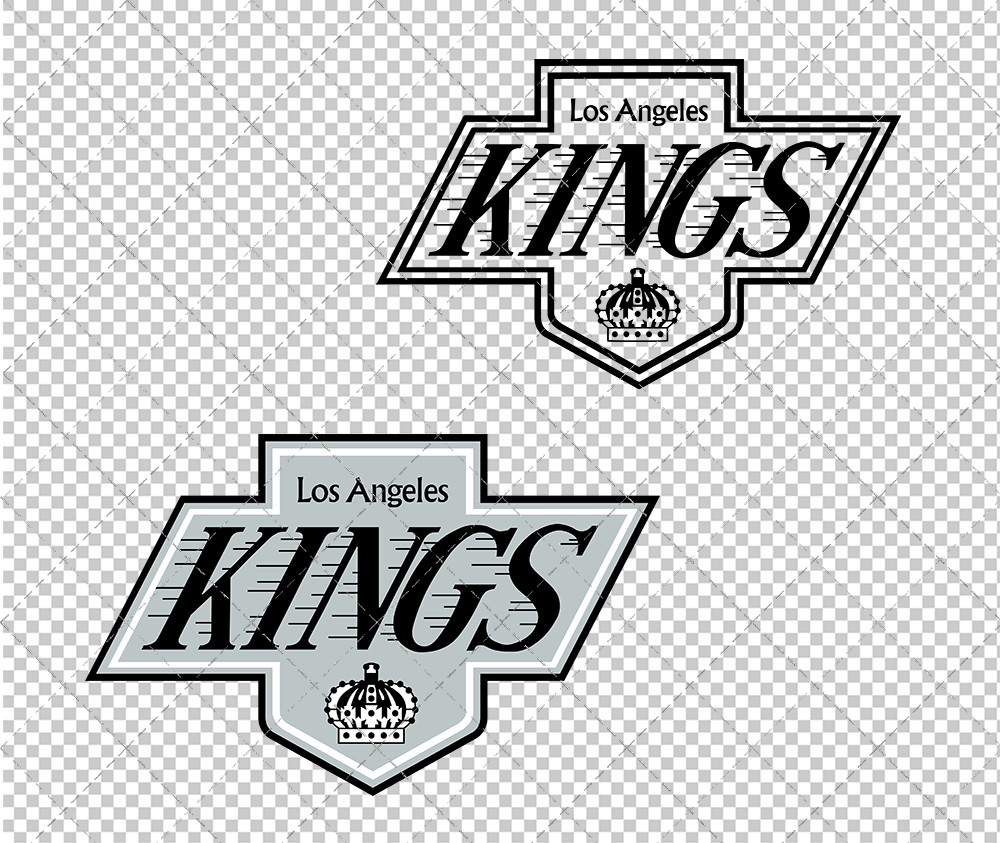 Los Angeles Kings 1988, Svg, Dxf, Eps, Png - SvgShopArt