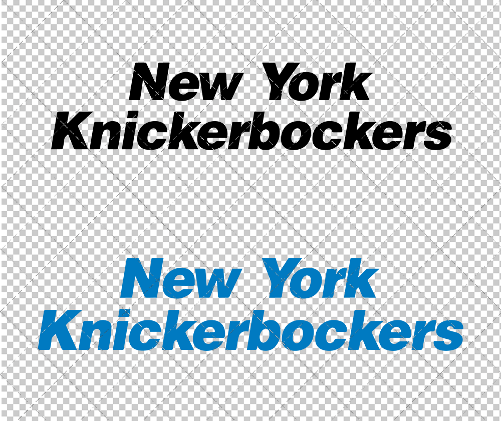 New York Knicks Wordmark 1976 004, Svg, Dxf, Eps, Png - SvgShopArt
