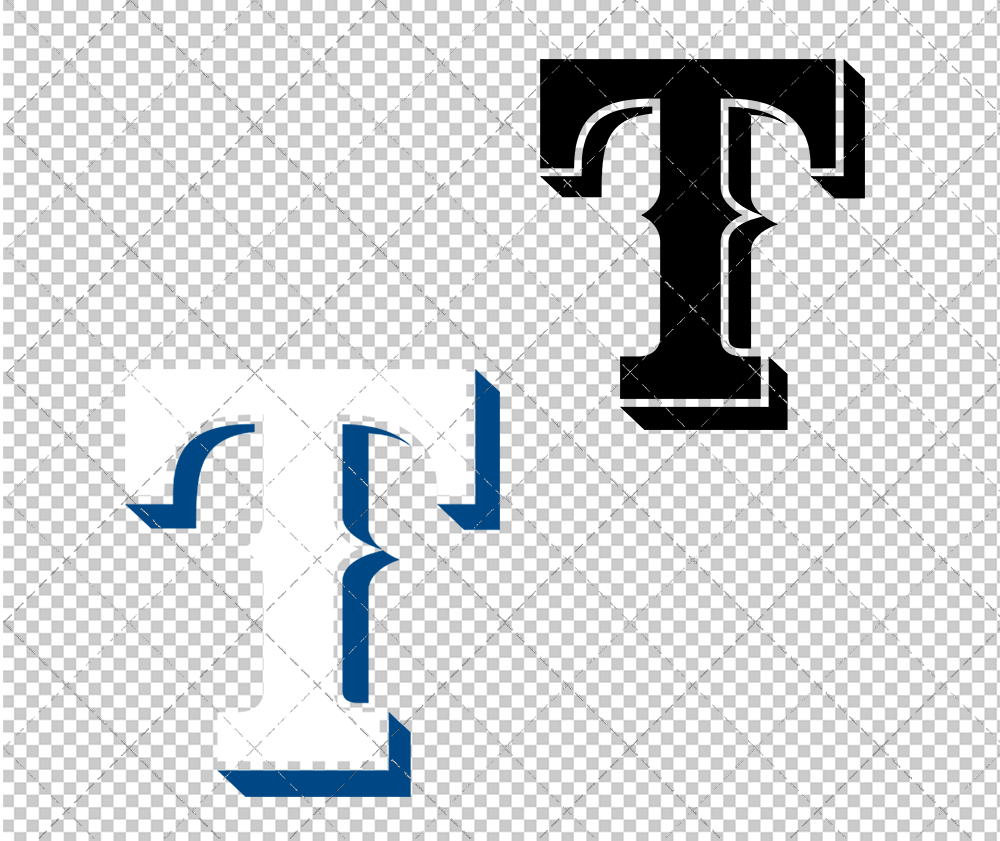 Texas Rangers Cap 1994, Svg, Dxf, Eps, Png - SvgShopArt