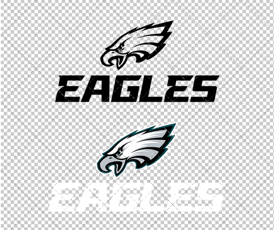 Philadelphia Eagles Alternate 2022 002, Svg, Dxf, Eps, Png - SvgShopArt