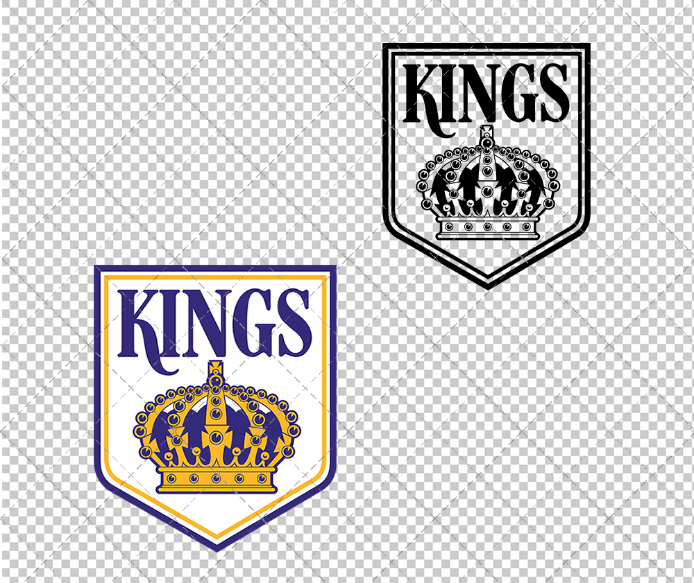 Los Angeles Kings Alternate 1967, Svg, Dxf, Eps, Png - SvgShopArt