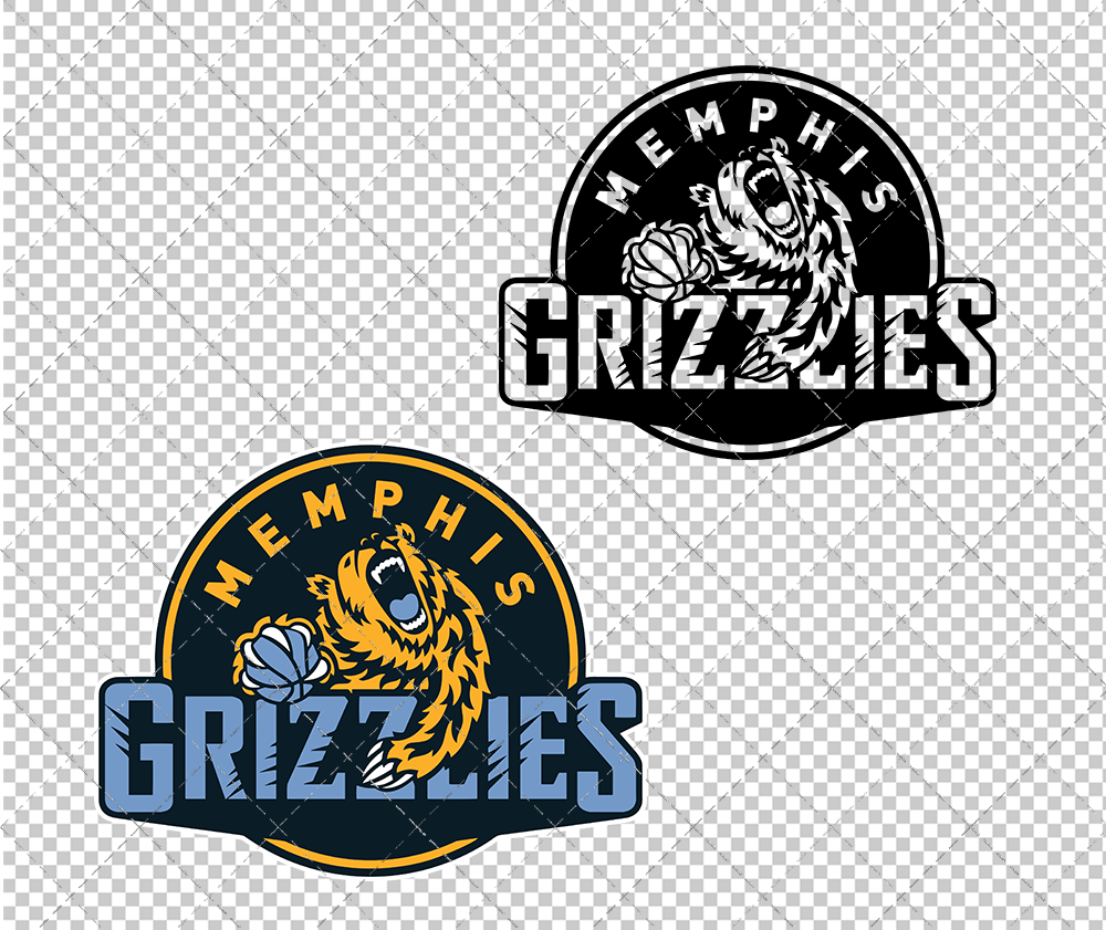 Memphis Grizzlies Concept 2004 004, Svg, Dxf, Eps, Png - SvgShopArt