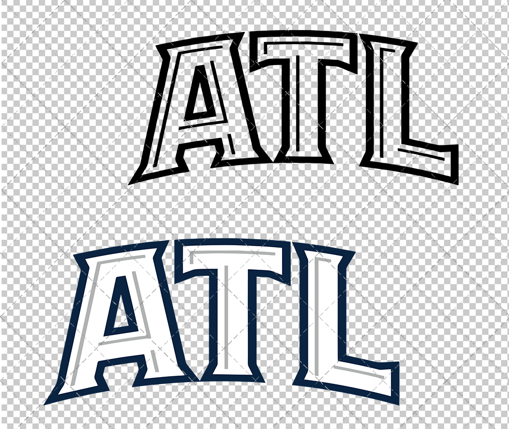 Atlanta Hawks Alternate 2007 004, Svg, Dxf, Eps, Png - SvgShopArt