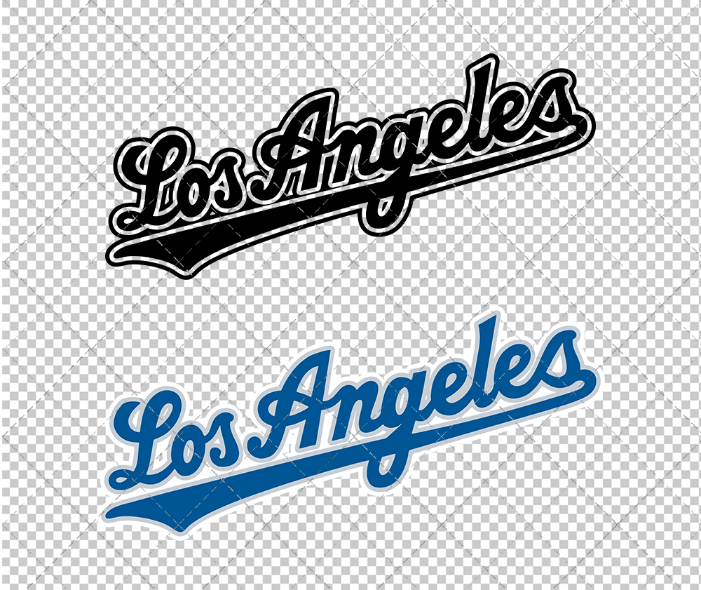 Los Angeles Dodgers Jersey 1999 002, Svg, Dxf, Eps, Png - SvgShopArt