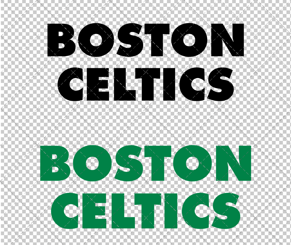 Boston Celtics Wordmark 1998, Svg, Dxf, Eps, Png - SvgShopArt