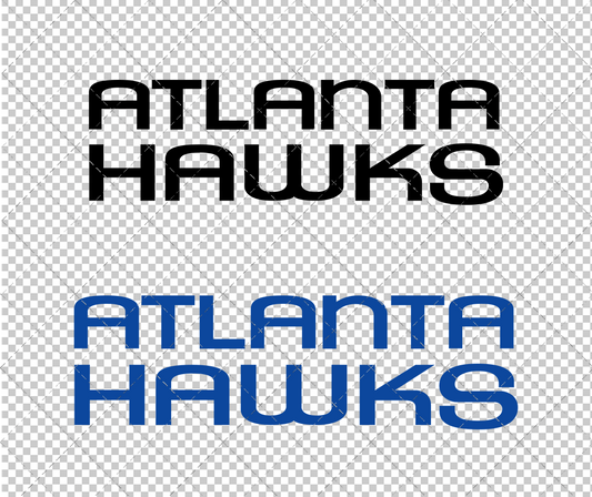 Atlanta Hawks Wordmark 1970, Svg, Dxf, Eps, Png - SvgShopArt