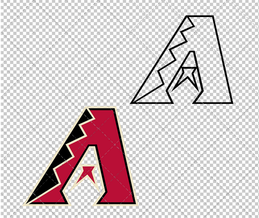 Arizona Diamondbacks Alternate 2007 003, Svg, Dxf, Eps, Png - SvgShopArt