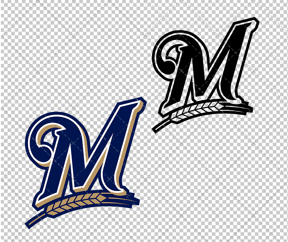 Milwaukee Brewers 2018, Svg, Dxf, Eps, Png - SvgShopArt