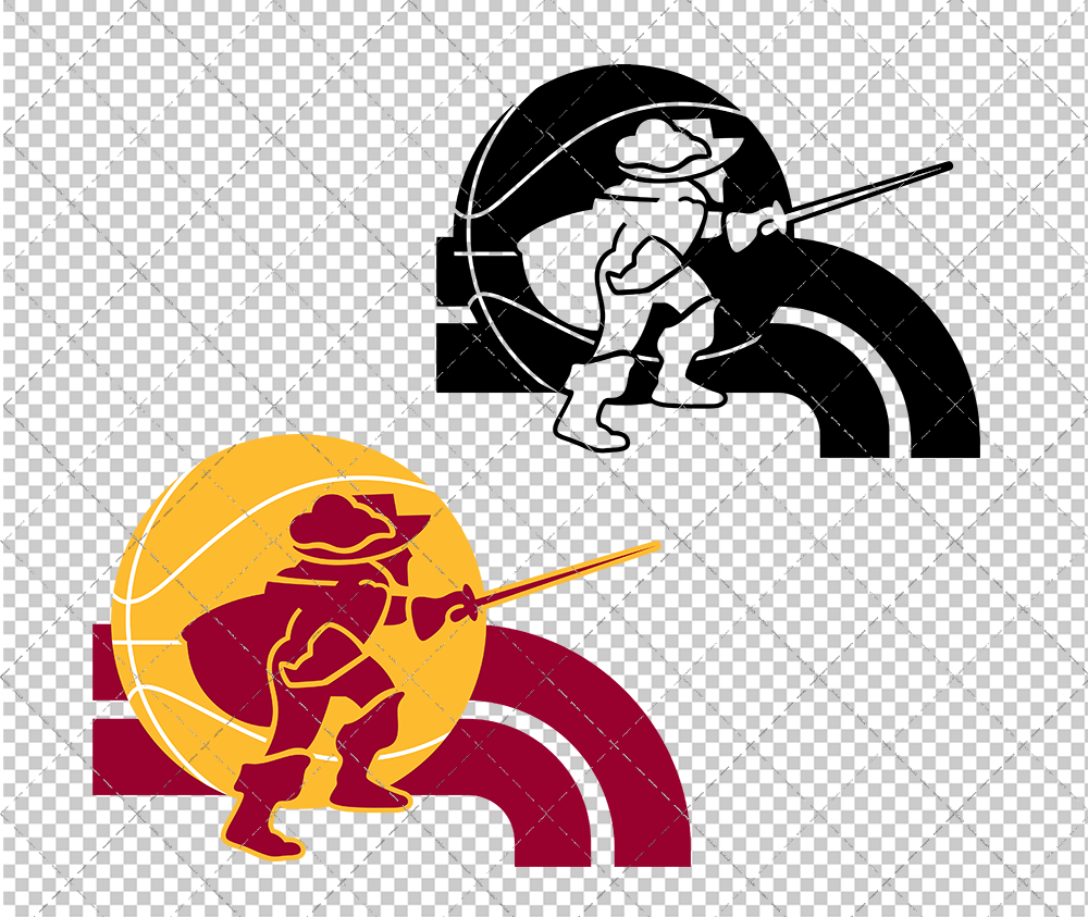 Cleveland Cavaliers Alternate 1974 002, Svg, Dxf, Eps, Png - SvgShopArt