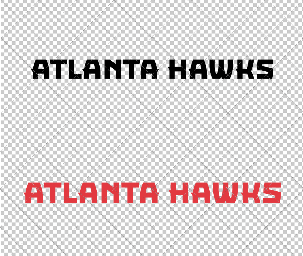Atlanta Hawks Wordmark 2015 002, Svg, Dxf, Eps, Png - SvgShopArt