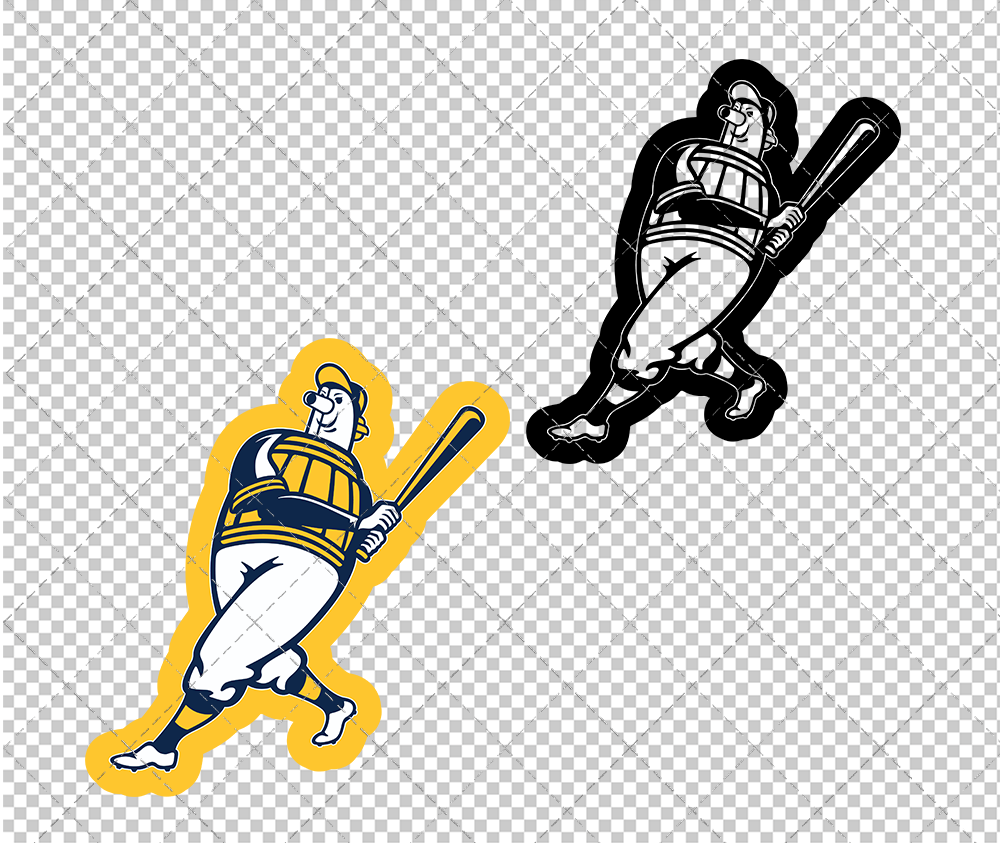 Milwaukee Brewers Concept 2020 002, Svg, Dxf, Eps, Png - SvgShopArt