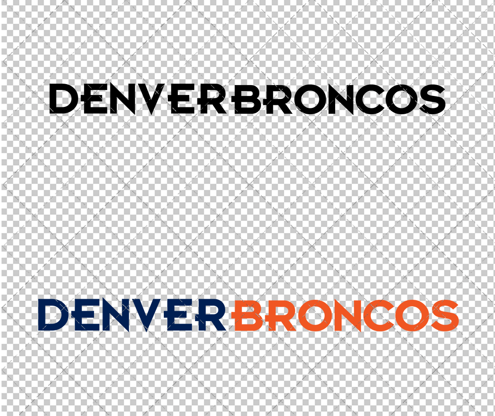 Denver Broncos Wordmark 1997 003, Svg, Dxf, Eps, Png - SvgShopArt