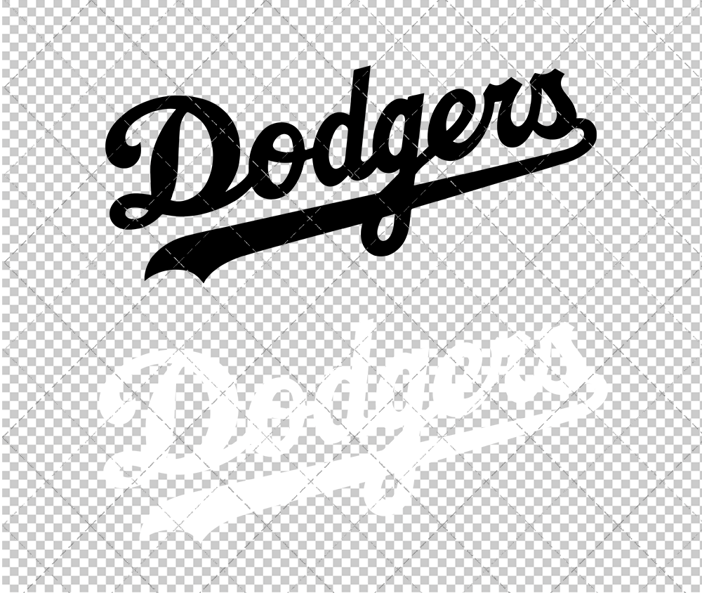 Los Angeles Dodgers Jersey 2003 002, Svg, Dxf, Eps, Png - SvgShopArt