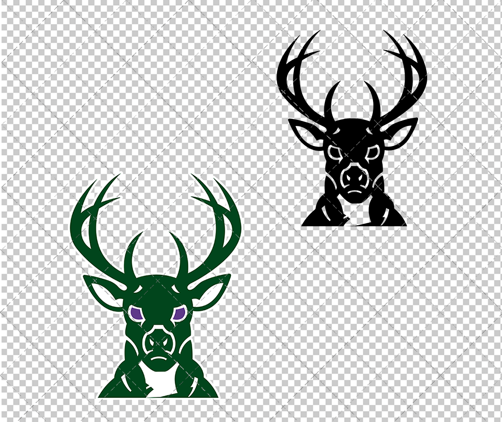 Milwaukee Bucks Alternate 1999 002, Svg, Dxf, Eps, Png - SvgShopArt