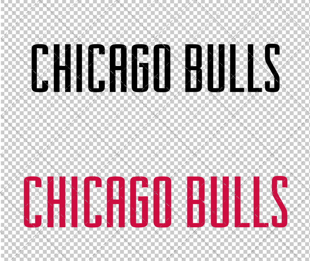 Chicago Bulls Wordmark Concept 1972, Svg, Dxf, Eps, Png - SvgShopArt