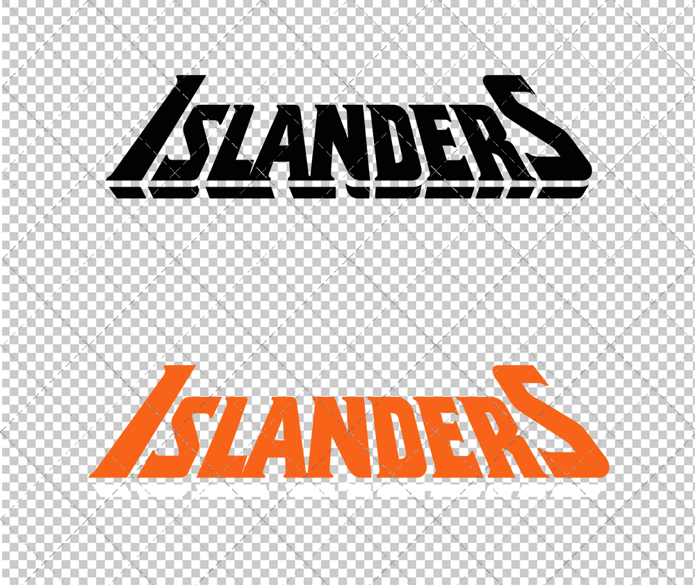 New York Islanders Wordmark Concept 1995 004, Svg, Dxf, Eps, Png - SvgShopArt