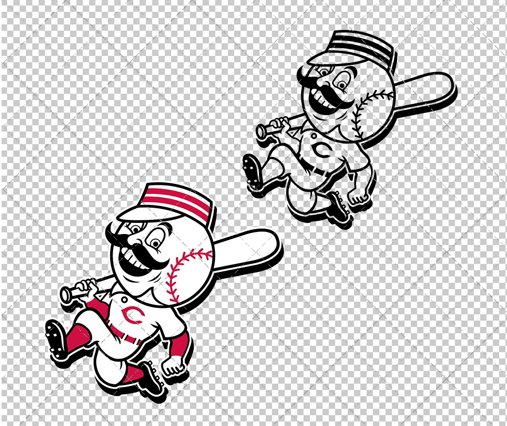 Cincinnati Reds Alternate 2013 002, Svg, Dxf, Eps, Png - SvgShopArt