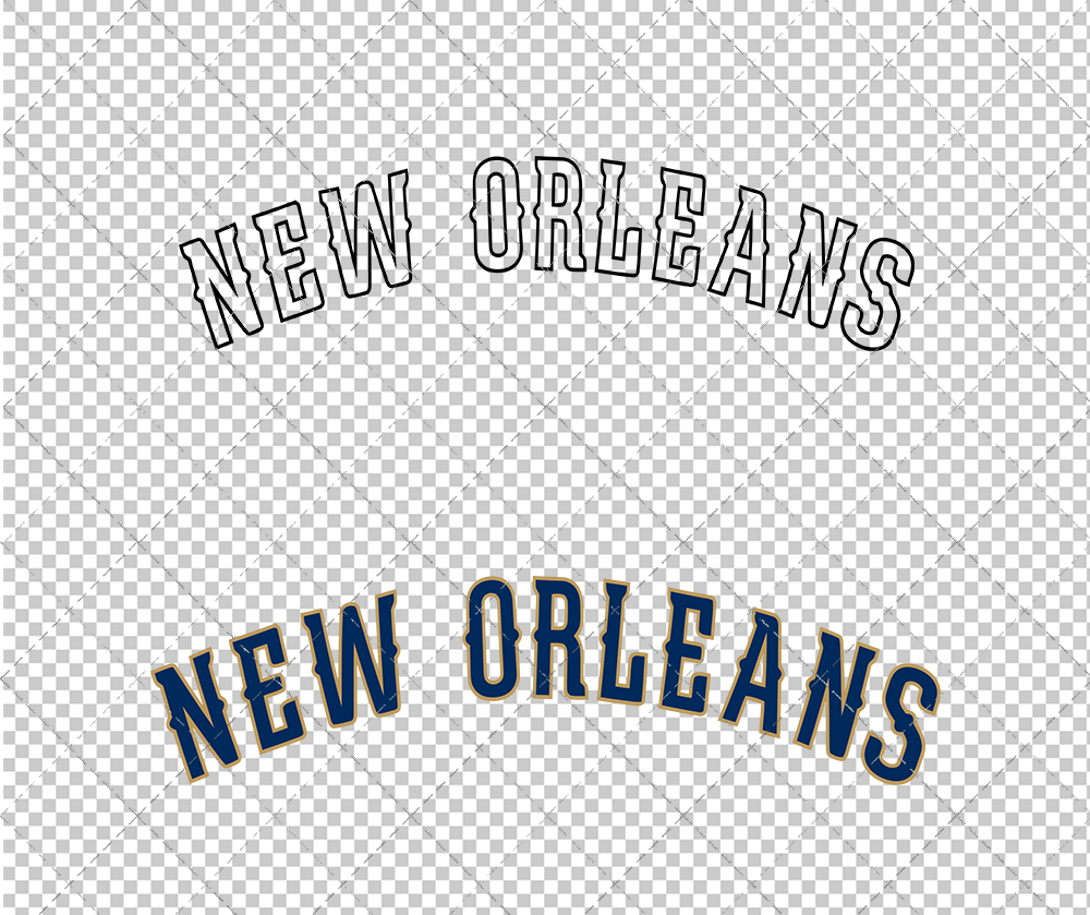 New Orleans Pelicans Jersey 2013, Svg, Dxf, Eps, Png - SvgShopArt