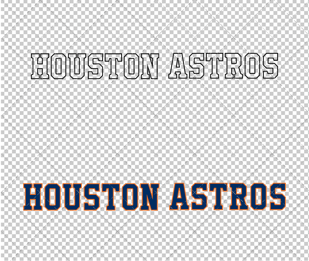 Houston Astros Wordmark 2013 005, Svg, Dxf, Eps, Png - SvgShopArt