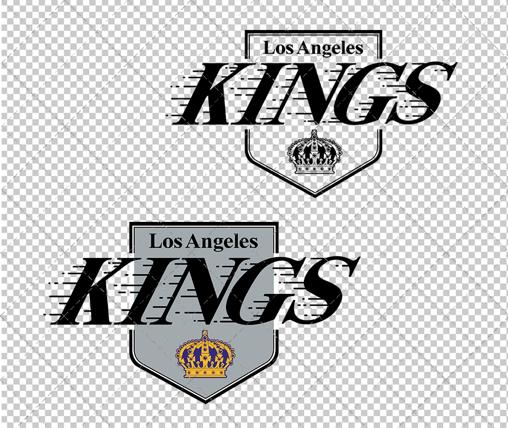 Los Angeles Kings 1987, Svg, Dxf, Eps, Png - SvgShopArt