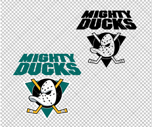Anaheim Ducks Alternate 1993, Svg, Dxf, Eps, Png - SvgShopArt