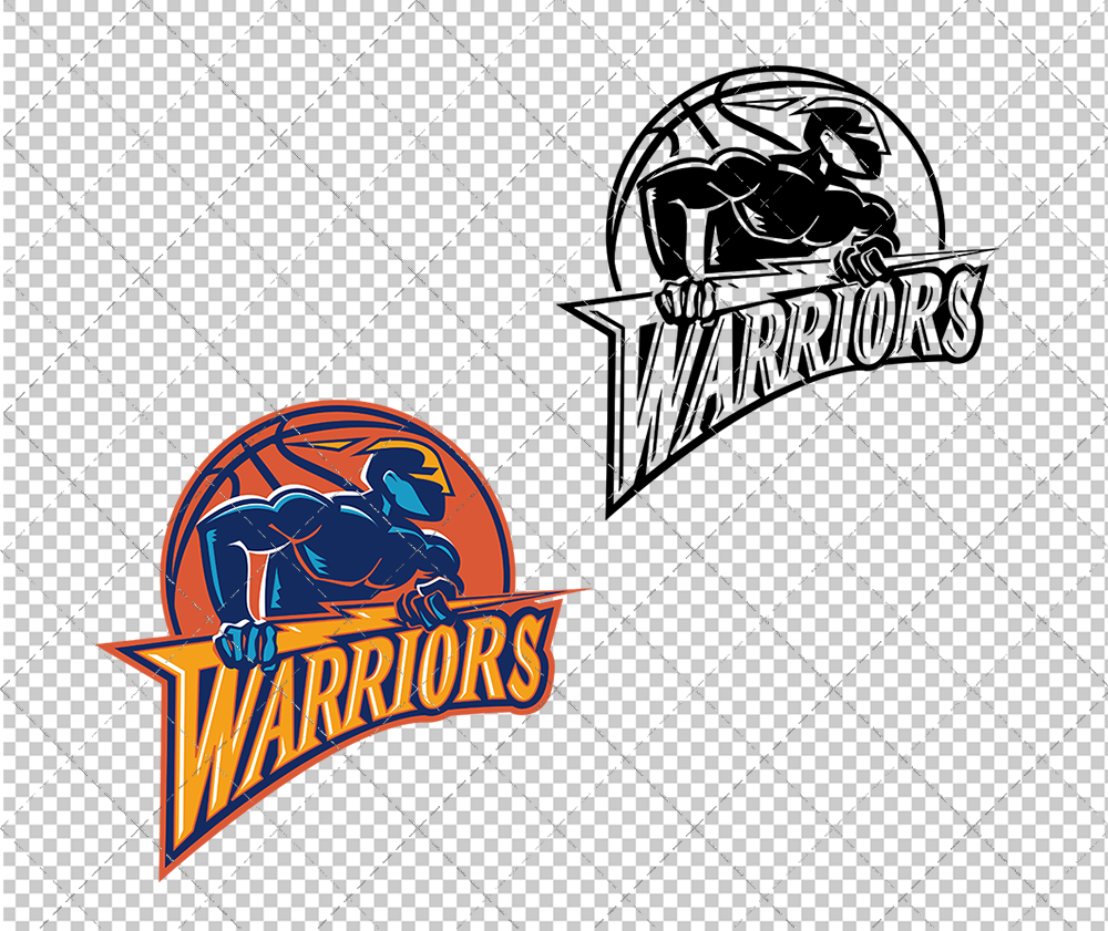 Golden State Warriors 1997, Svg, Dxf, Eps, Png - SvgShopArt