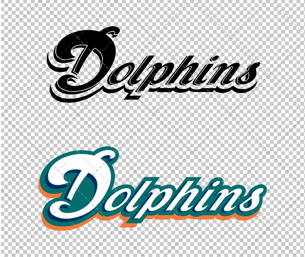 Miami Dolphins Wordmark 2009, Svg, Dxf, Eps, Png - SvgShopArt