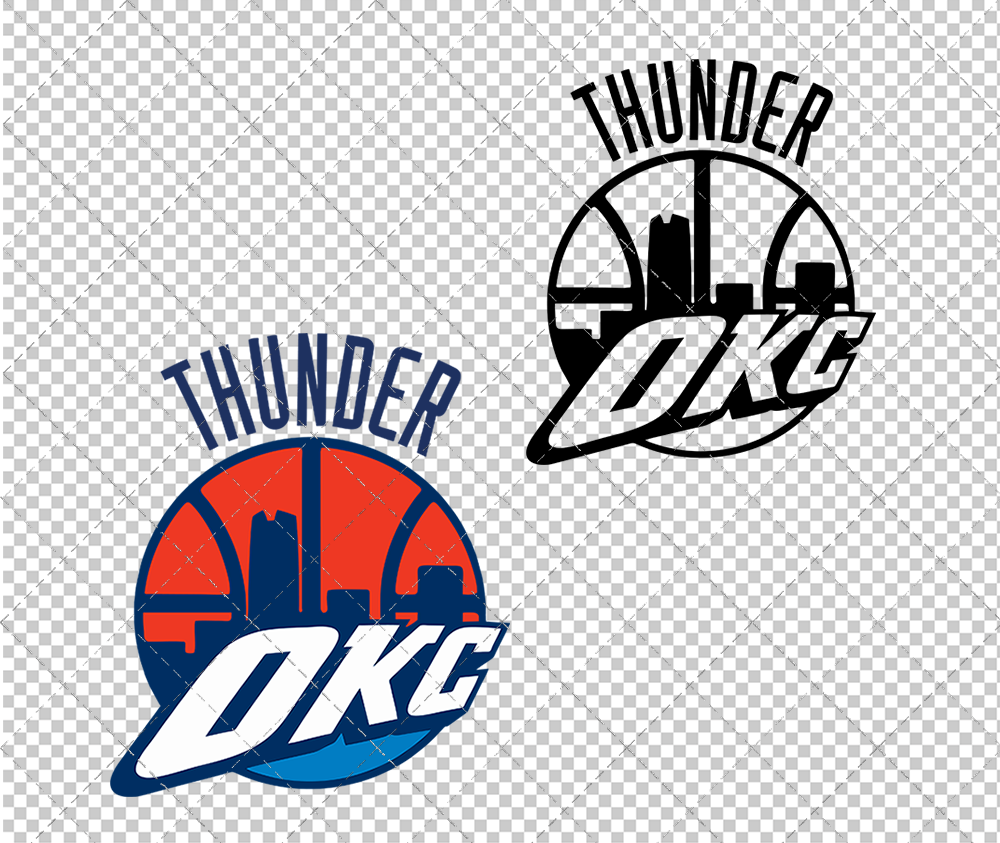 Oklahoma City Thunder Concept 2008 008, Svg, Dxf, Eps, Png - SvgShopArt