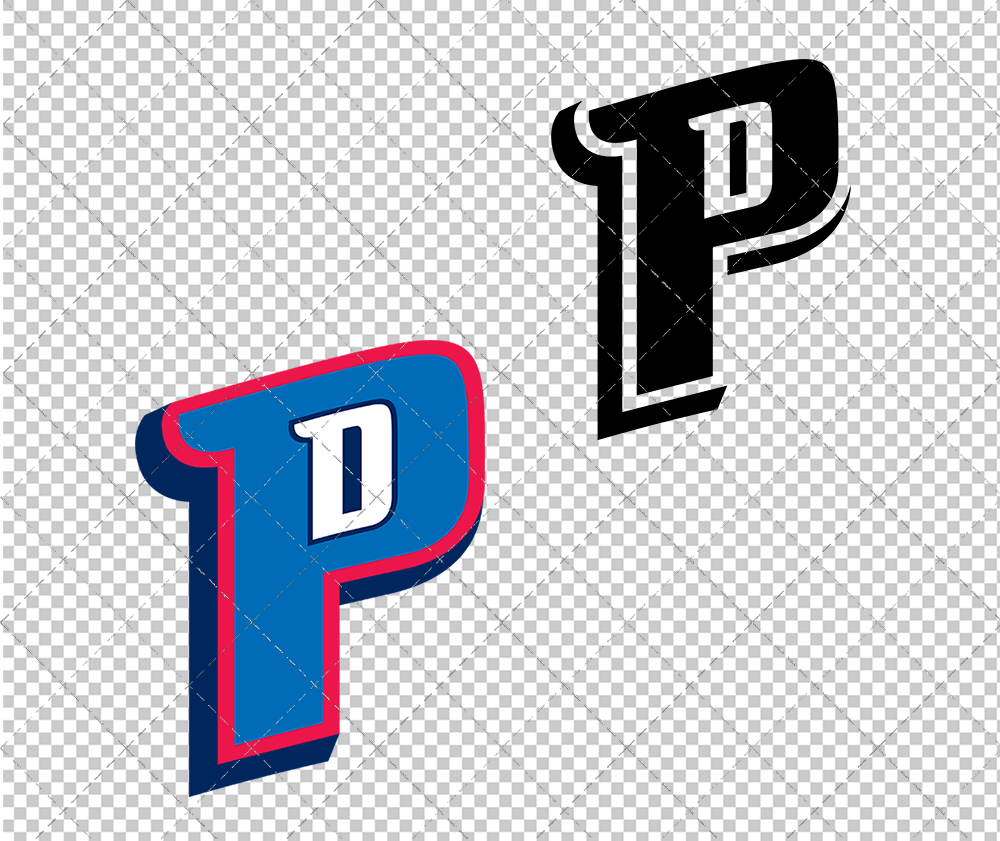 Detroit Pistons Alternate 2005, Svg, Dxf, Eps, Png - SvgShopArt
