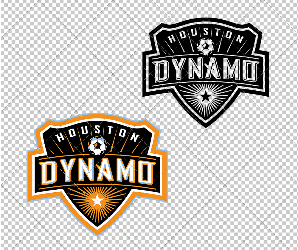 Houston Dynamo FC 2006, Svg, Dxf, Eps, Png - SvgShopArt